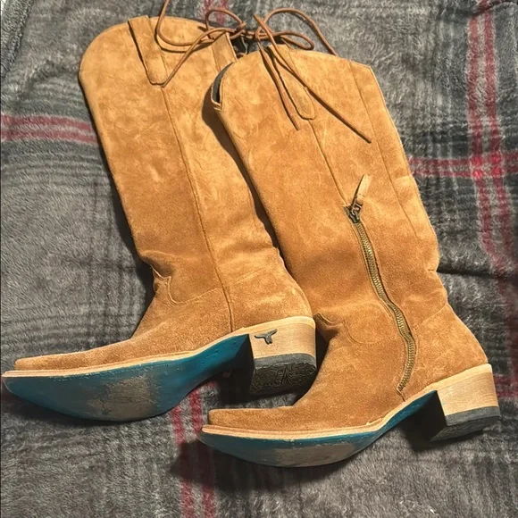 Lane Western Boots Corset Tied and with side zippers - Picture 5 of 9